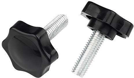 Yudesun Rosca Macho Plástico Estrella Cabeza Tornillo M6 M8-10/20 Piezas Sujeción Tornillo en Forma Rosca Perillas Torx Mango Puños Rosca Exterior