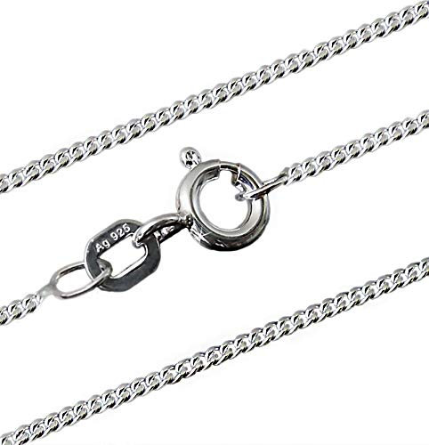 Niklarson Panzerkette 1,4mm x 50cm Kette 925 Sterling Silber Silberkette 10514-50