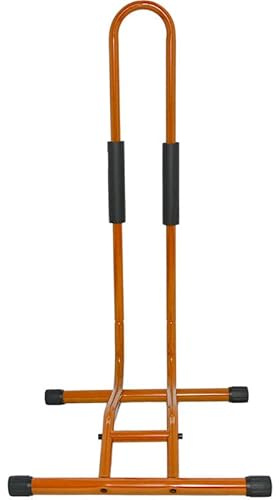 RASENFREUND Fahrradständer Easy Ausstellungsständer Orange bis 6cm Abstellständer bis 29 Fahrradgröße - Anti Slip Füße - Ständer für Fahrräder/E-Bike/Wartungsständer