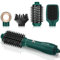 Ensemble de Brosse Soufflante 4 en 1, PARWIN PRO BEAUTY Brosse Seche Cheveux, avec 4 Accessoires, pour Sécher, Lisser, Volumiser et Coiffer, Brosse Sèche-Cheveux Ionique de Soin