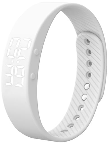 findtime Fitnessuhr Damen Herren Uhr Digital Schrittzähler ohne App und Handy Laufuhr Kalorien Distanz Fitnessarmband Sport Armbanduhr Digital Uhr Armband Stoppuhr Fitness Tracker Kinderuhr Wecker
