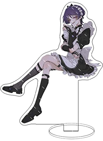 MOLVUS Genshin Impact Anime-Figur Maid Bunny Girl Stand Spielfigur Acryl Peripherie-Ornamente Sammlungen Peripherie-Tischdekoration (Scaramouche)