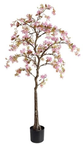 DONGGANSHI Künstliche Bäume Künstlicher Baum Begonie Blumenbaum Gefälschter Baum 140cm Simulationsbaum Für Innen- Und Außenbereich Künstliche Pflanzendekoration Feine Dekoration
