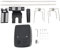 Kit griglia per grigliate, kit griglia barbecue con motore girevole stabile, capacità di carico 15 kg per cortile esterno