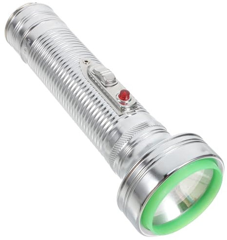 CIMAXIC Lampe Torche Vintage en Aluminium Rétro Torche Portable 70S Décoration d'Intérieur Fournitures de Fête 1 Pièce