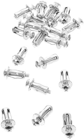 YARNOW 20sätze Hohltüranker Expansionsschraube Mit Mutter Befestigungsmutter Für Hohlwände Spreizmutter Für Stahlblech Türschraube Montageanker