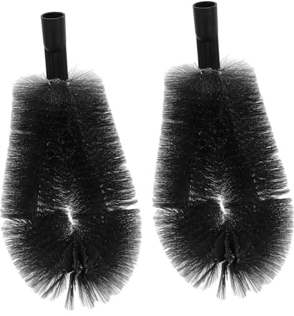 POPETPOP 2pcs Gutter Cleaning Tools with Wear Resistant Pp and Nylon Brush Heads for High Efficiency Window Gutter and Roof Cleaning, Suitable for Commercial and Home Use