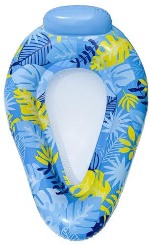 Erwachsenen Pools Schwimmender Stuhl, Aufblasbarer Pool -Schwimmstuhl, Aufblasbarer Pool Schwimmer, Komfortables Mesh -Hängematten -Design, Sichere Materialien, 645 G Für See, Fluss Oder, Urlau