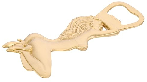 GALPADA Décapsuleur De Bouteille De Bière En Laiton, Design Vintage Féminin, Robuste Et Pratique, Usage Pour Maison Et Bar, Outil Indispensable Pour Ouverture