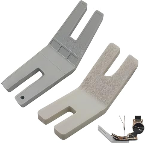 AEKZOX 2 Pcs Piedini per Macchina da Cucire Accessori per Cucire Orli e Tessuti Spessi Jeans