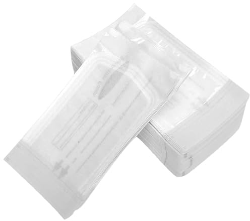 DOKRIN Buste mediche di sterilizzazione 110 Sacchetti sterili in PVC,Sacchetti autosigillanti per la pulizia,Sacchetti autosigillanti per sterilizzazione,Sacchetti per sterilizzazione (57 x 130 mm)
