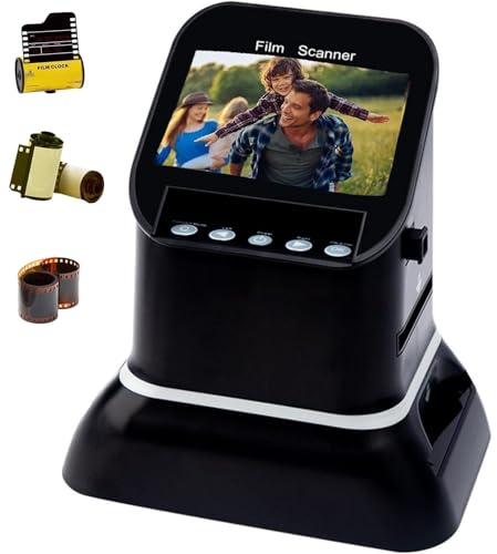 Film Scanner, ad alta risoluzione 120 schermo LCD, 22MP Digital Film & Slide Scanner, Convertire Vecchi 135 35mm, 120, 126, 127 negativi a JPEG, con schermo di anteprima