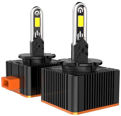 MOTORHOOK D3S Xenon Brenner 12V 60W 6000K – Langlebig & Energiesparend mit Effizienter Wärmeableitung – Hochwertige D3S Scheinwerferlampe für Abblend- & Fernlicht 2 Stück Weiß