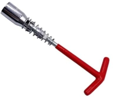 RAQXOLPB Autos Zündkerzen Schlüssel Fahrzeug Für Zündkerzen-Entfernungsschlüssel Auto-Funkenkerzen-Schraubenschlüssel Sockel-Reparatur-Entferner-Werkzeug 1 Stück 21Mm