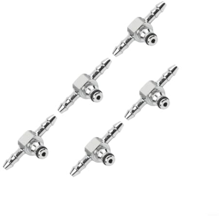 Moliuoly 5 boquillas de inyector diesel | conector de retorno válvula antirretorno para Bosch 110 Common Rail, conexión de 2 vías o 3 vías con anillos de seguridad