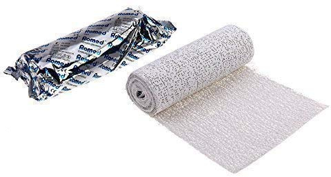24 Rollen Gipsbinden 20 cm x 3 m insg. 72 Meter Babybauch Gipsabdruck tauchfertig von Romed