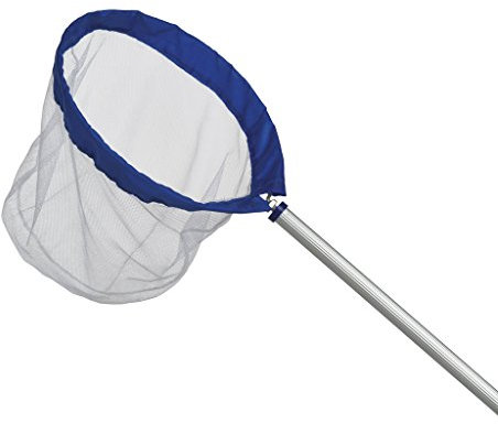 Wiemann Lehrmittel Wasserkescher mit Teleskopstiel – Durchmesser 25 cm, Maschenweite 1,5 mm