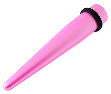 Monster Piercing | UV Acryl Dehnstab Dehnstift Expander | Pink | Ohr Piercing Fleischtunnel Plug Tunnel Ohrring Männer Frauen | Durchmesser: 1,6MM bis 12MM