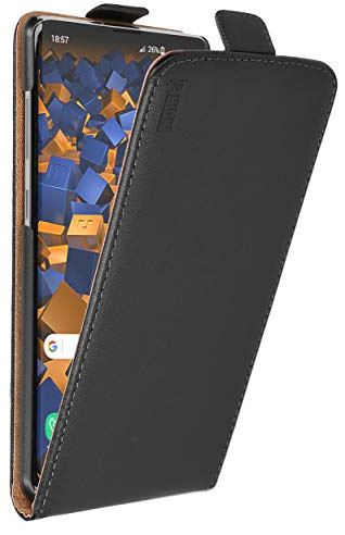 mumbi Flip Case Tasche kompatibel mit Samsung Galaxy S10+, Klapphülle schwarz - 6.4 Zoll