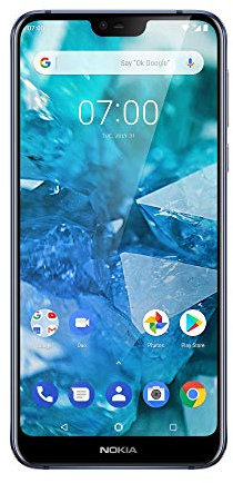 Nokia 7.1 (2018) 32 GB azul Dual SIM Android 8 Smartphone con cámara Zeiss (reacondicionado)
