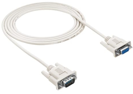 AKYGA AK-CO-01 RS-232 - Cable DB9 D-Sub de 9 Pines Adaptador Macho a Hembra (2 m)