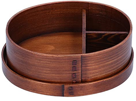 Bento Box Luch Box Bento Container Wooden Bento Box Japanese Lunch Box Food Supplies Oval Shape Bento Box Sushi Lunch Box