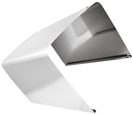 sparefixd Hood Extractor Fan Air Vent Chimney Cover Steel Universal | Stainless Steel Cooker Hood Extractor Fan Air Vent Chimney Cover
