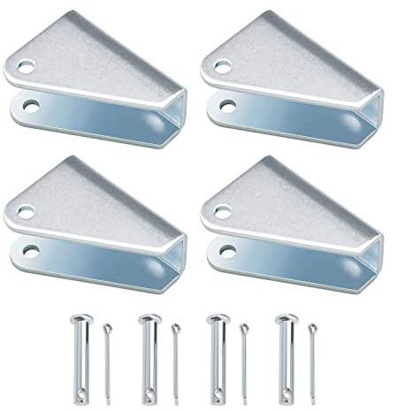 eMagTech 4pcs Supports de Montage d'actionneur Linéaire Support Électrique en Acier au Carbone Support de Tige de Levée Poussée Électrique Accessoires d'actionneur Électrique en Métal