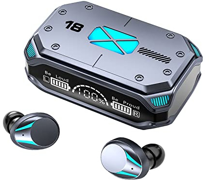 ELLENNE CUFFIE AURICOLARI BLUETOOTH 5.2 ANC FUTURISTICO SIMIL METALLO M41 | CUFFIE AURICOLARI BLUETOOTH 5.2 ANC FUTURISTICO FANTASCIENZA SIMIL METALLO METALLICO M41 SPORT FITNESS LUNGA DURATA