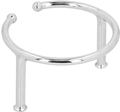Portabicchieri Pieghevole, Fusione in Acciaio Inossidabile 316, Base a Disco Maggiore Resistenza, Telaio Aperto Design Elegante Adatto per Barche, Yacht, Barche da Pesca, Motoscafi