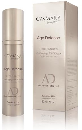 Casmara, AGE DEFENSE HYDRO NUTRI, 50 ml. Anti-aging ansiktskräm för att försegla huden och minska rynkor