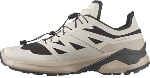 SALOMON XA META GORE-TEX MADE IN FRANCE, Scarpe da trekking Donna, Black / Oxford Tan / Tender Peach, 42 2/3 EU