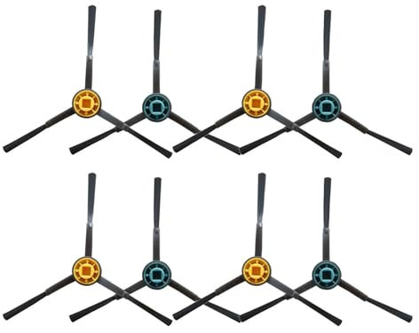 EJPPDHCO 8 stücke Seitenbürsten for M6 VCR21LDSW Staubsauger Ersatz Zubehör Robotic Staubsauger Werkzeuge Kehrmaschine Ersatzbürste Teile
