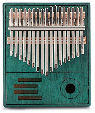 Breeshy Kalimba 17 Tasten Daumenklavier aus Holz mit Tune Hammer, Geschenk für Anfänger Kinder Erwachsene