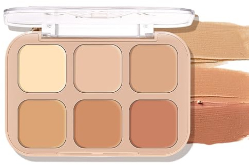 Palette di correttori in polvere – Palette di polveri per contouring del viso, texture setosa, strumento cosmetico per shopping, uso quotidiano, appuntamenti, feste, serate fuori