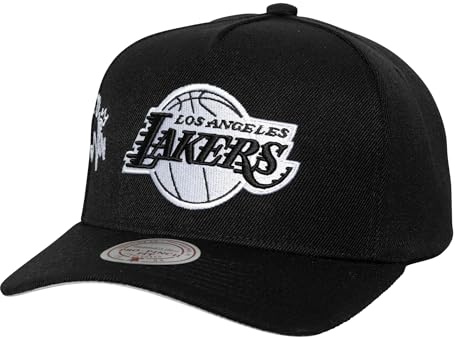 Mitchell & Ness NBA Team Logo Born to Win Pro Snapback Cap (DE/NL/SE/PL, Alphanumerisch, Einheitsgröße, Los Angeles Lakers)