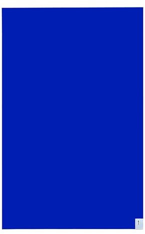 Genérico Alfombrilla Adhesiva for Sala Limpia Azul, Paquete de 1, Alfombrilla Adhesiva for construcción, for Laboratorio, Hospital, Edificio(66cmx114.3cm/26inx45in)
