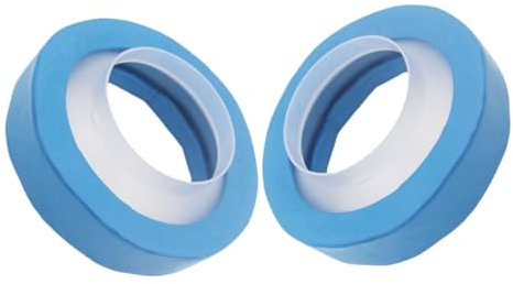 SHINEOFI 2stücke Toilettenwachsringe Ersatz Wc Schüssel Ringe Mit Flansch Toilettendichtung Für Toilette Abflussleitung Dichtungsringe Toilettendichtungsdichtung