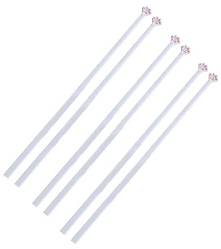 Juego de palillos de plástico con forma de gato para alimentos, utensilios de cocina fáciles y encantadores, tema animal, vajilla para adultos, patas de gatos lindos