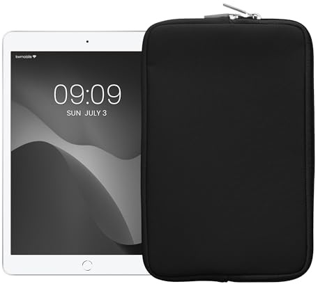 kwmobile Cover Tablet Compatibile con 8-8,4 Tablet - Custodia eReader Universale - Copertina Protettiva in Neoprene Grigio Scuro