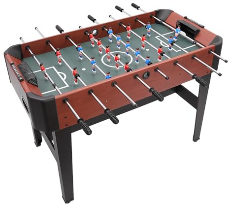 MEELRYD Mesa de futbolín, mesas de juego multifuncionales, mesa de futbolín para niños y adultos, mesa de futbolín para adolescentes o adultos, entretenimiento, 120 x 61 x 81 cm