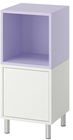 ProTuning EKET Combinazione armadio con gambe, bianco/lilla chiaro, 35x35x80 cm