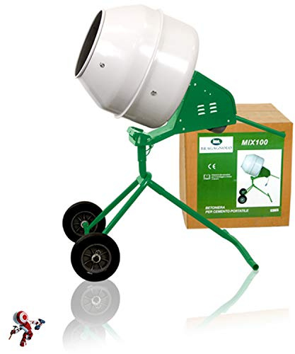 Betoniera Bragagnolo 100 litri Mix100 betoniera cemento piccola betoniera elettrica cemento betoniera elettrica smontabile