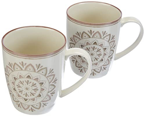 Ritzenhoff & Breker Kaffeebecher-Set Valencia, 2-teilig, je 350 ml, Braun