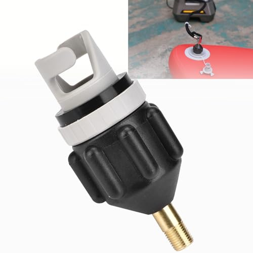SUP pump adapter, uppblåsbar båt SUP ventiladapter med standard konventionell luftventil fäste