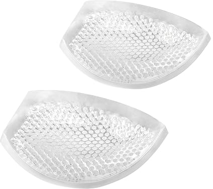 Transparente Damen-Gel-Waben-BH-Einsätze, Pad, Brustform, Verbesserung, perforierte Bademode, Push-Up-Booster-Pads für Bikini