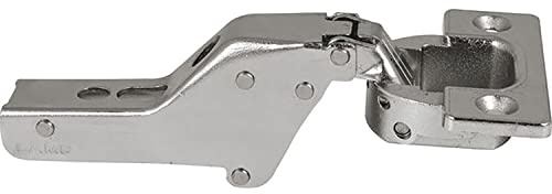 LAMP® Schwerlast Möbel Scharnier 95°, Innenanschlag, mit Feder, vernickelt
