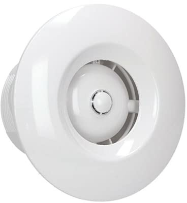 Prostko - Ventilador extractor de techo para baño, 100 mm/12 V CC, ventilador con rodamiento de bolas, color blanco