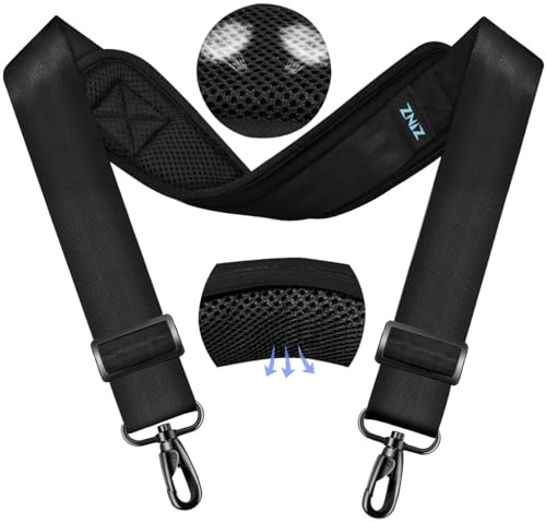 ZINZ 79.5 universal väskrem med ultra tjock fast andningskudde Justerbar kraftig axelrem för bärbar datorväska Crossbody Luggage Gym Bag Kameraväska och mer - B01K01