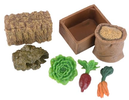 UPKOCH 7st Bauernhof-Szene-zubehör Mini-Figur Bauernhof Tischdeko Aus Sand Behälter Für Lebensmittelgläser Tischdekoration Aus Sand Zubehör Für Rasenmäher Futter PVC Sandkasten